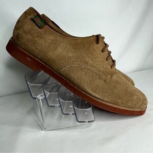 GH Bass Women’s Denise Buc Oxfords Bucs Shoes Size 11M Tan Taupe Suede Lace Up